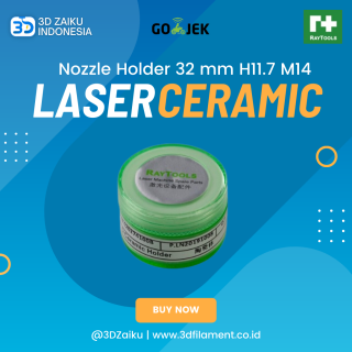 Original Raytools Fiber Laser Ceramic Nozzle Holder 32 mm H11.7 M14